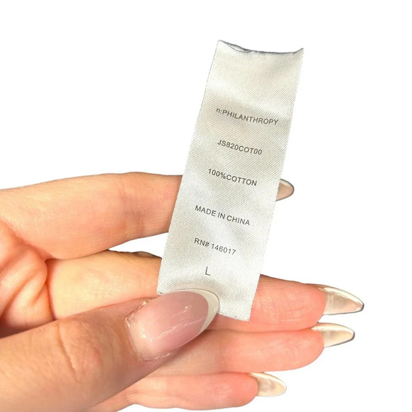 n:PHILANTHROPY Gingham Jumpsuit in Black Cat Size Large - Picture 10 of 11